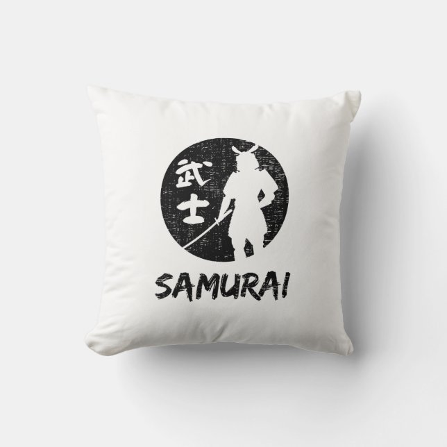 Samurai Warrior Kissen (Vorderseite)