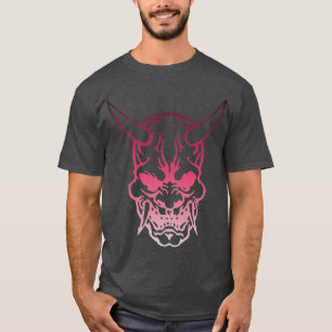 Samurai Warrior Mask, Hannya Oni Maske Japan Anime T-Shirt