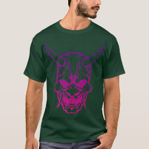 Samurai Warrior Mask, Hannya Oni Maske Japan Anime T-Shirt