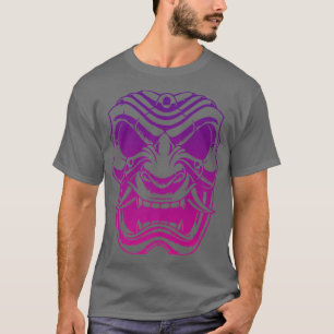 Samurai Warrior Mask, Hannya Oni Maske Japan Anime T-Shirt