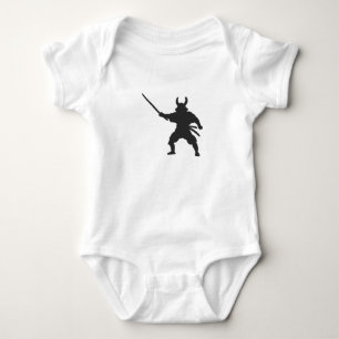 Samurai Warrior mit Schwert - Wählen Sie die Farbe Baby Strampler