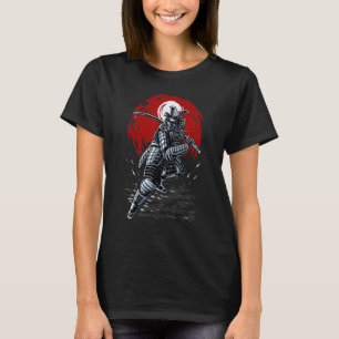 Samurai Warrior Red Circle T-Shirt