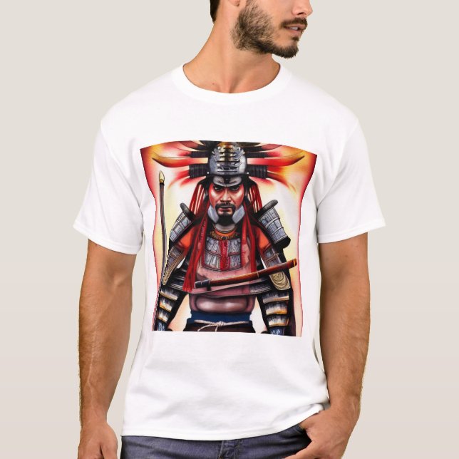 Samurai Warrior T-Shirt (Vorderseite)