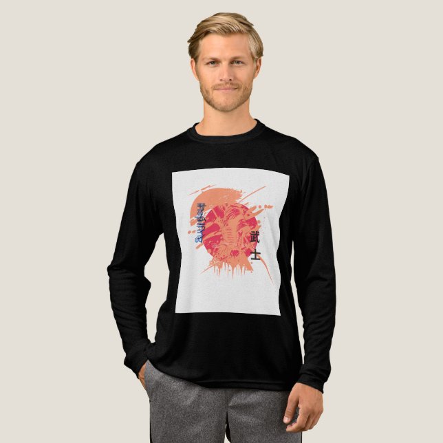 Samurai Warrior T - Shirt - Japanisch Art Graphic (Volle Vorderseite)