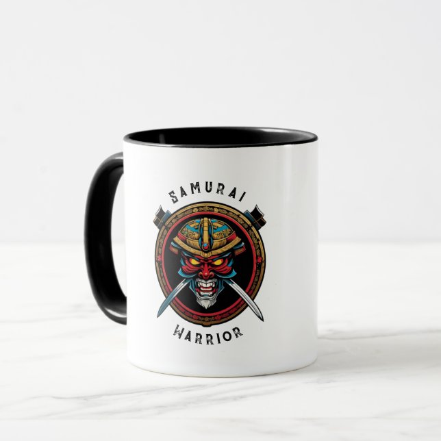 Samurai Warrior Tasse (Vorderseite Links)