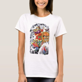 Samurai Warrior Tattoo Design T-Shirt