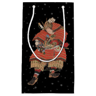 Samurai Warrior Vintage Japanische Kunst Kleine Geschenktüte