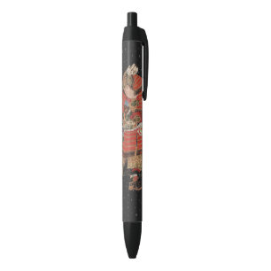 Samurai Warrior Vintage Japanische Kunst Kugelschreiber