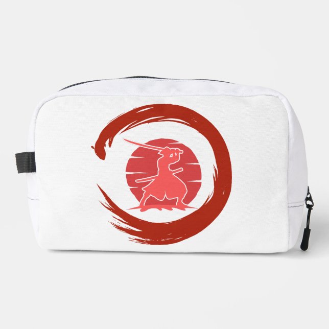 Samurai Waschbeutel (Vorderseite)