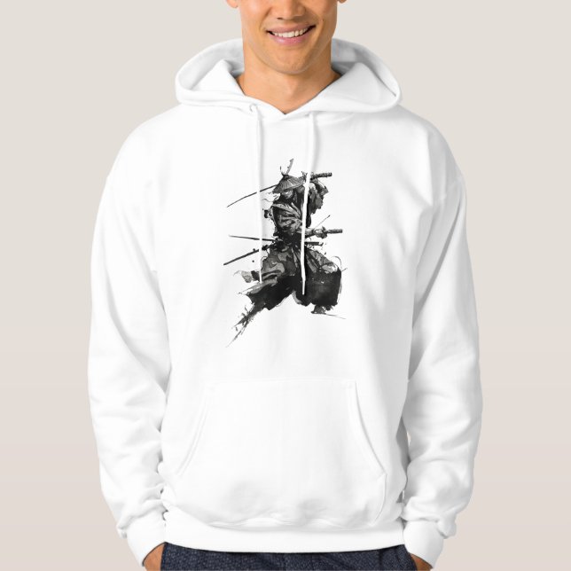 Samurai with Sword Hoodie (Vorderseite)