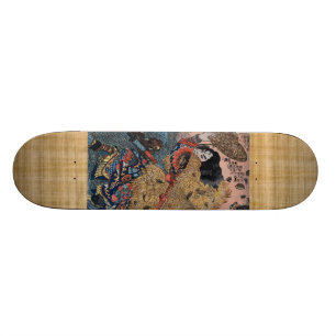 Samurais in der Tarnung Skateboard