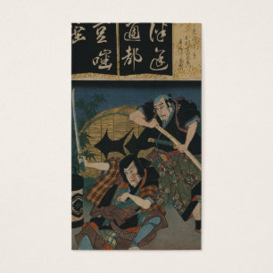 Samurais mit Klinge circa 1800s Japan