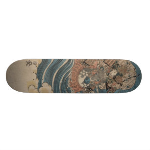 Samurais zu Pferd circa 1830 Skateboard