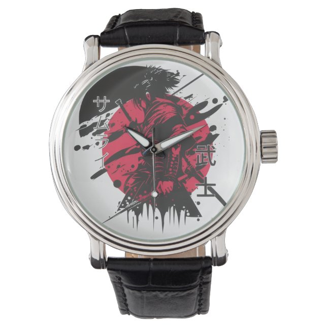 Samuri Style Armbanduhr (Vorderseite)