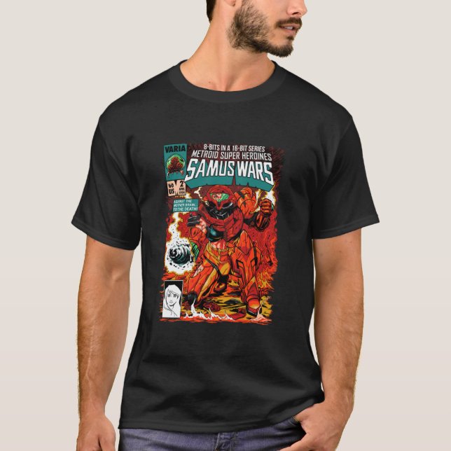 Samus Wars Essential T-Shirt (Vorderseite)