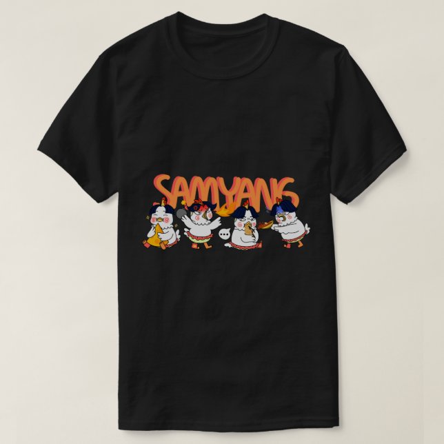 Samyang Spicy Noodle Chicken T-Shirt (Design vorne)