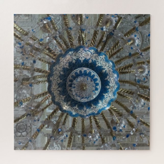 san agustin kronleuchter blau puzzle (Horizontal)