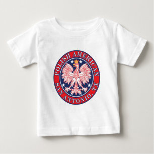 San Antonia Texas Polnischer Adler Baby T-shirt