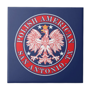 San Antonia Texas Polnischer Adler Fliese