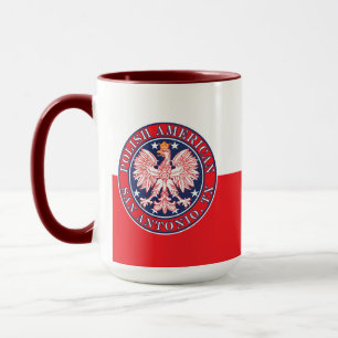 San Antonia Texas Polnischer Adler Tasse