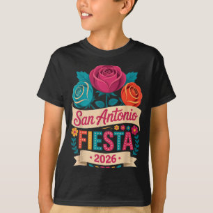 San Antonio 2026 Fiesta Cinco de Mayo Texas Kultur T-Shirt