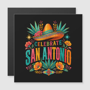 San Antonio 2026 Fiesta Kultur feiern Magnetkarte