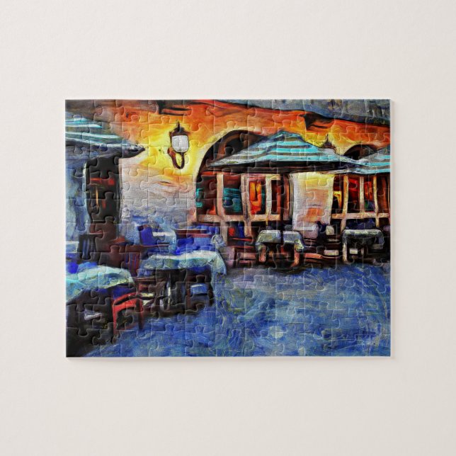 San Antonio Cafe Puzzle (Horizontal)