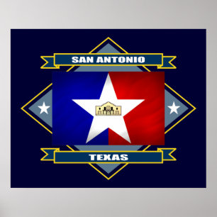 San Antonio Diamond Poster