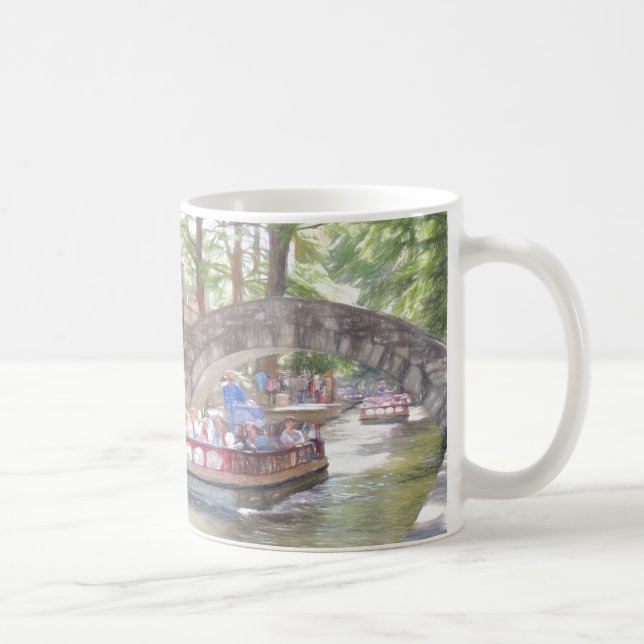 San Antonio Fluss Walk Kaffeetasse (Rechts)