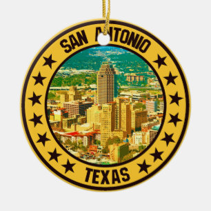 San Antonio Keramik Ornament