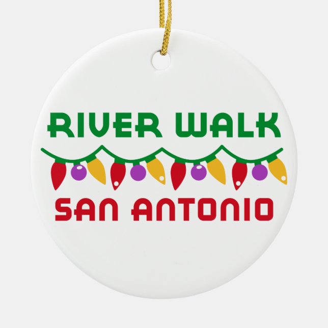 San Antonio Keramik Ornament (Vorne)
