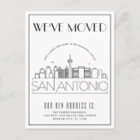 San Antonio Modern Deko | Änderung der Anschrift