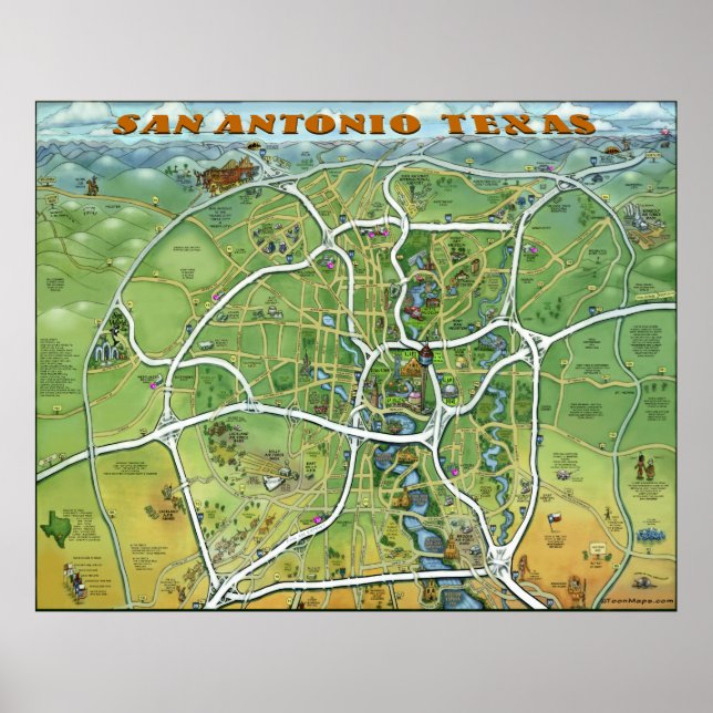 San Antonio Poster (Vorne)