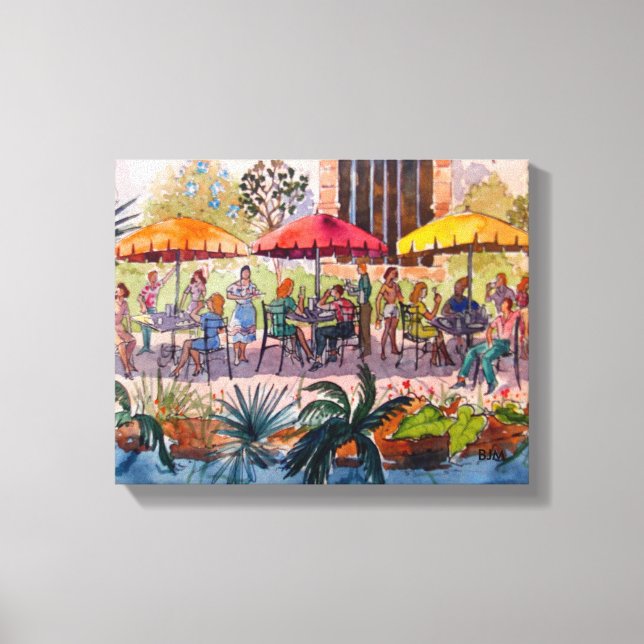 San Antonio River Walk Leinwanddruck (Vorderseite)