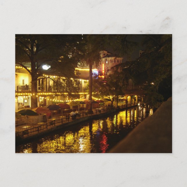 San Antonio River Walk Postkarte (Vorderseite)