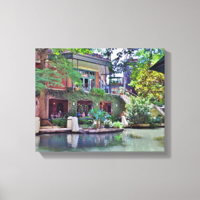 San Antonio Riverwalk Leinwanddruck (Vorderseite)