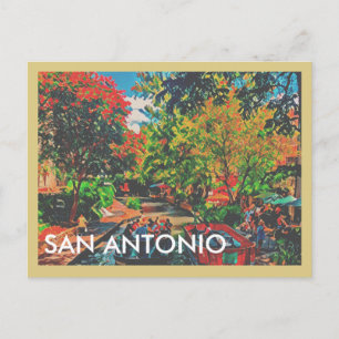 San Antonio Riverwalk Postkarte