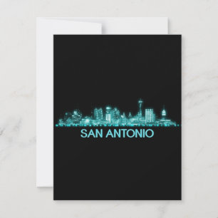 San Antonio Skyline Dankeskarte
