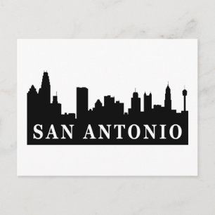 San Antonio Skyline Postkarte