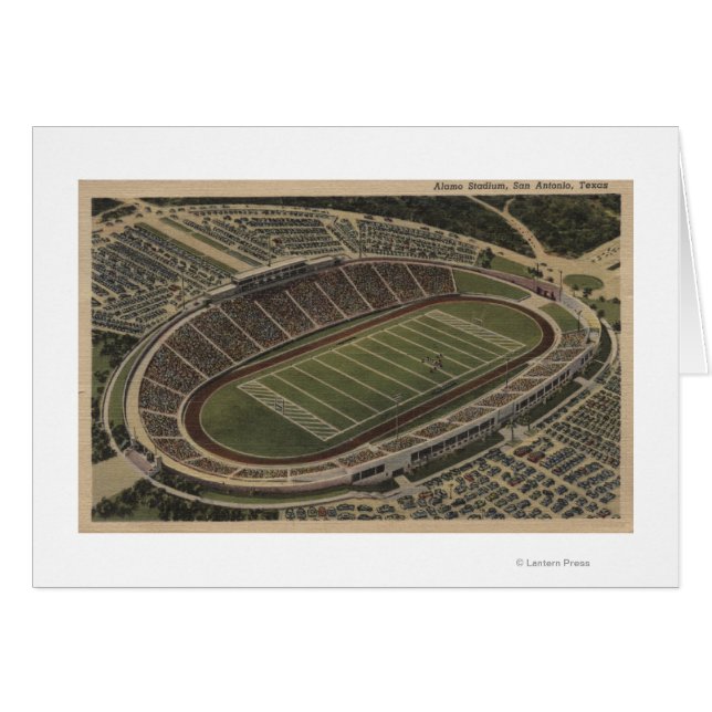 San Antonio, Texas - Aussicht auf das Alamo-Stadio (Vorderseite (Horizontal))
