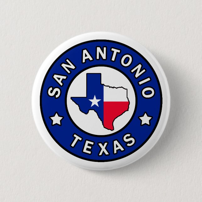 San Antonio Texas Button (Vorderseite)