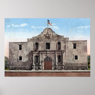 San Antonio Texas das Alamo Poster