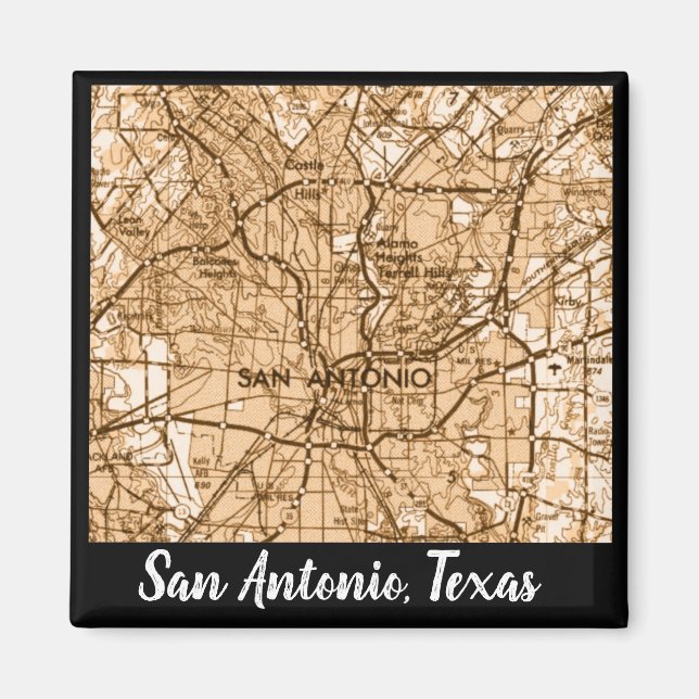 San Antonio Texas Magnet (Vorne)