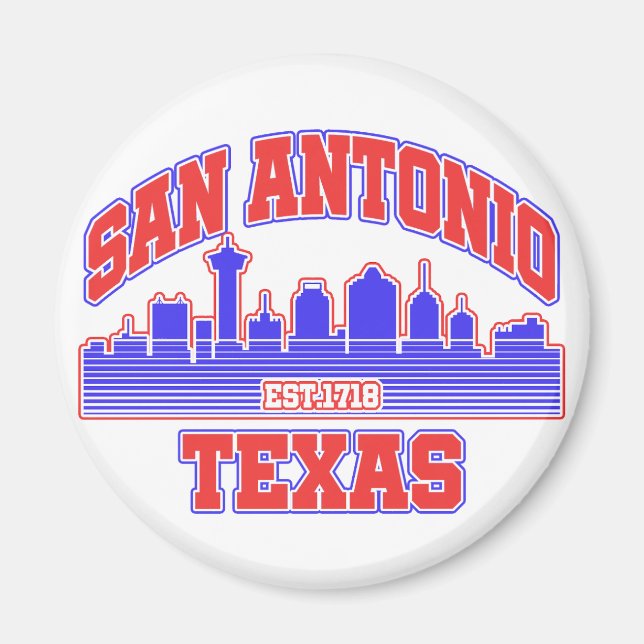 San Antonio, Texas Magnet (Vorne)