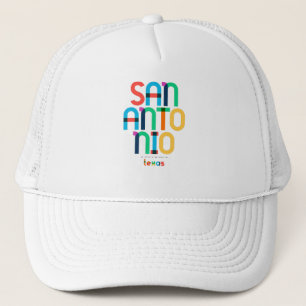San Antonio Texas Mitte des Jahrhunderts, Pop Art, Truckerkappe