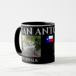 San Antonio Texas Panorama-Tasse Tasse