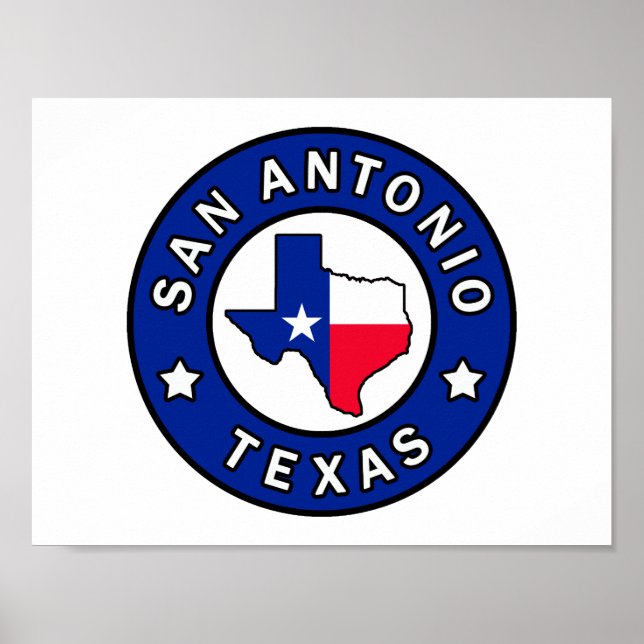 San Antonio Texas Poster (Vorne)