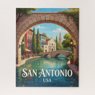 San Antonio Texas River Walk Reise Puzzle