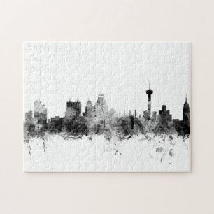 San Antonio Texas Skyline Puzzle