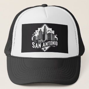 San Antonio Texas Skyline Truckerkappe